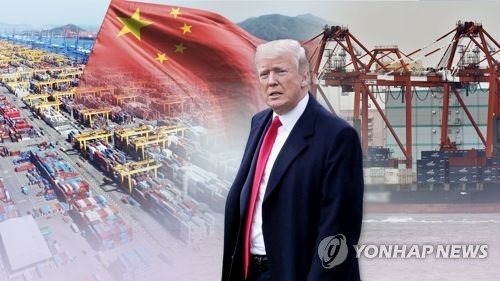 "트럼프, 500억달러 규모 중국산 제품에 고율관세 부과 승인" (CG)