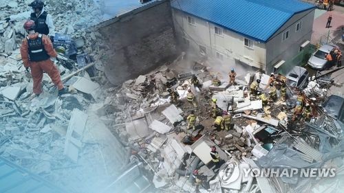 `용산 상가 붕괴' 합동감식서 붕괴 원인 결론 못내(CG)