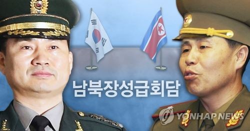 남북장성급회담, 남측 김도균ㆍ북측 안익산(PG)