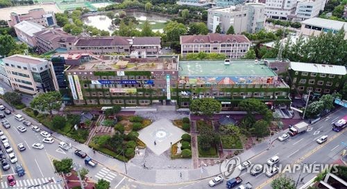 광주 북구청 전경