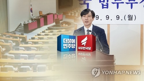 與 "민생 방치말라", 野 "조국 파면하라"…정기국회 대치심화 (CG)