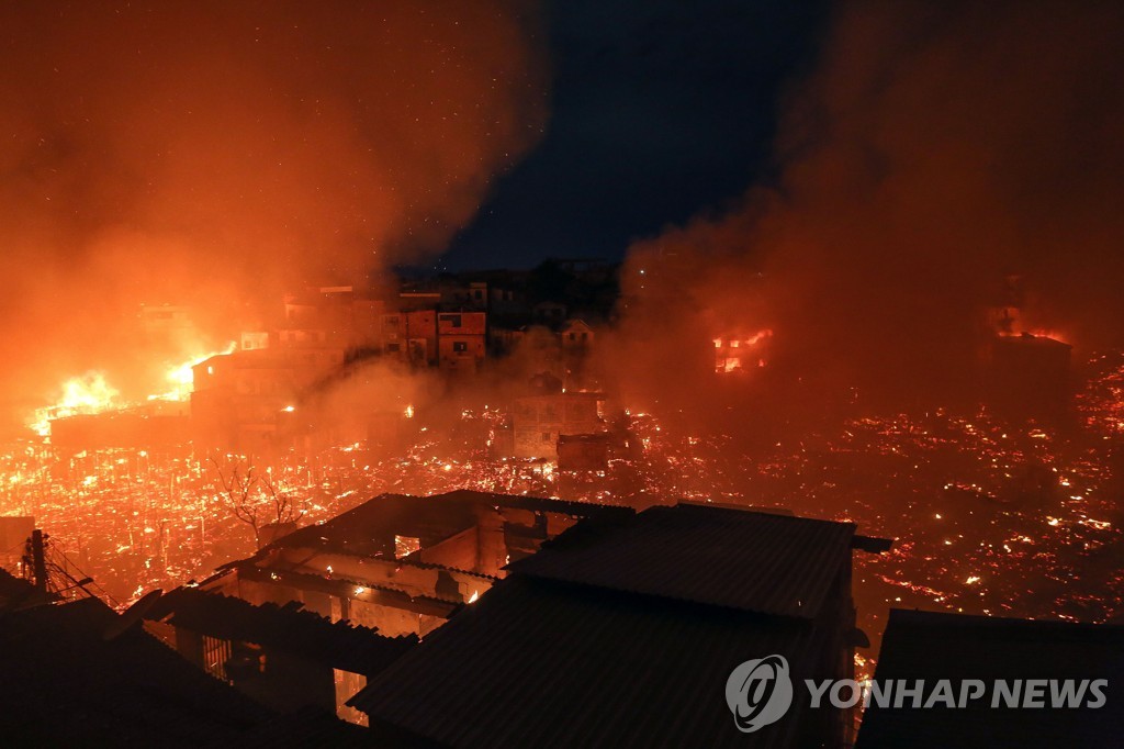 TOPSHOT-BRAZIL-FIRE
