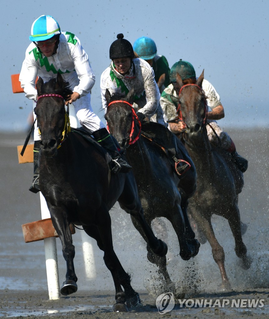 GERMANY-TRADITION-HORSE RACE-MUD-FEATURE