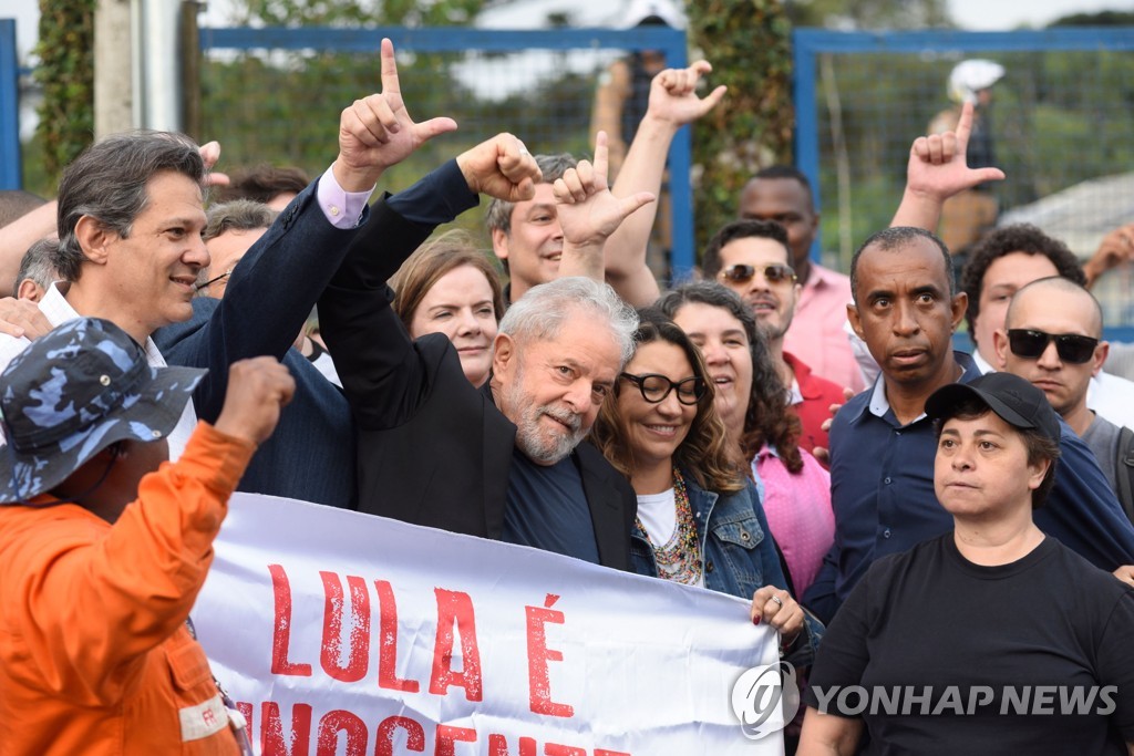 BRAZIL-JUSTICE-LULA DA SILVA-RELEASE
