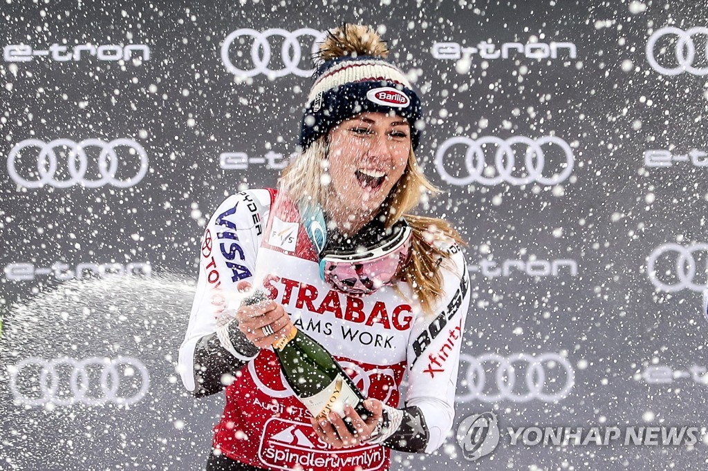 우승을 자축하는 시프린