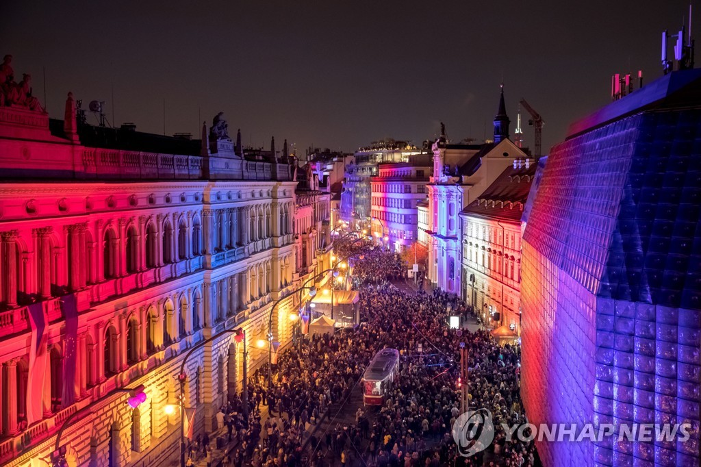 CZECH REPUBLIC PROTEST VELVET REVOLUTION