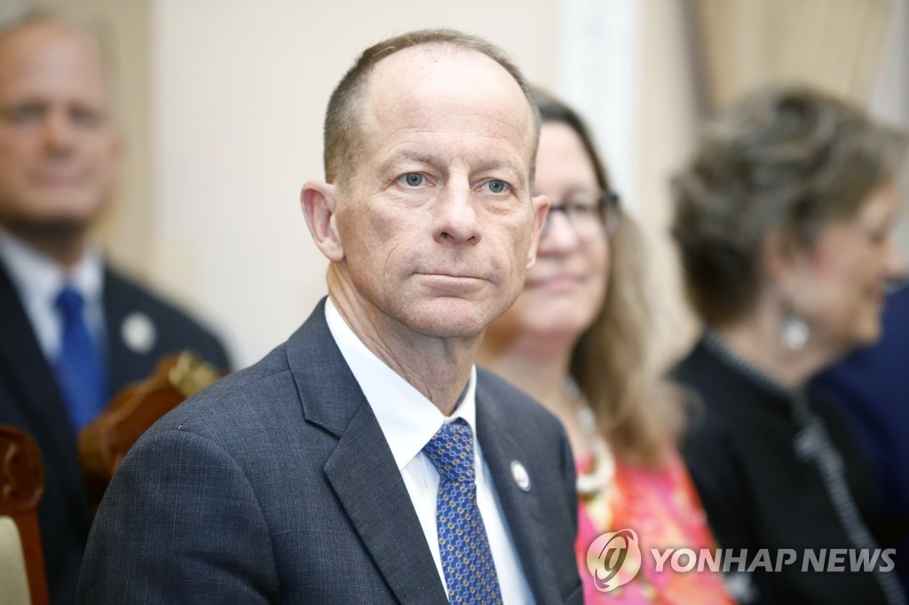 This EPA file photo shows U.S. Assistant Secretary of State for East Asian and Pacific Affairs David Stilwell. (Yonhap)