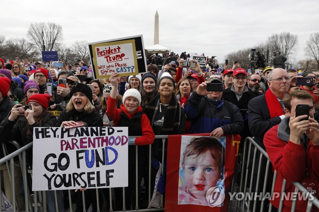 USA TRUMP MARCH FOR LIFE