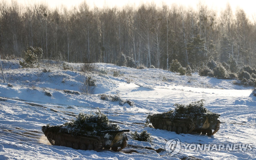 러시아와 벨라루스군의 합동 군사훈련