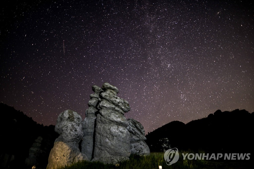 NORTH MACEDONIA-SKOPJE-METEOR SHOWER