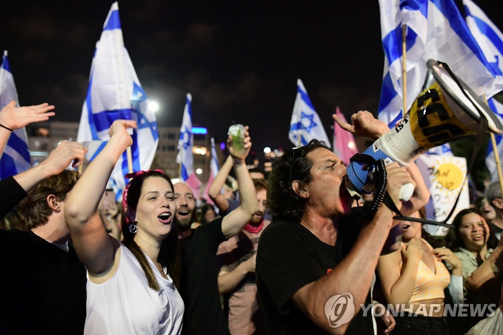 ISRAEL-TEL AVIV-NEW GOVERNMENT-CELEBRATION