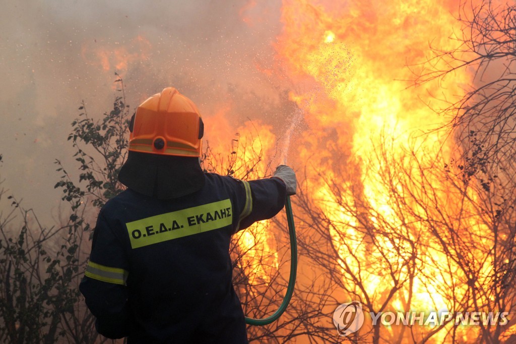 GREECE-ACHARNES-WILDFIRE