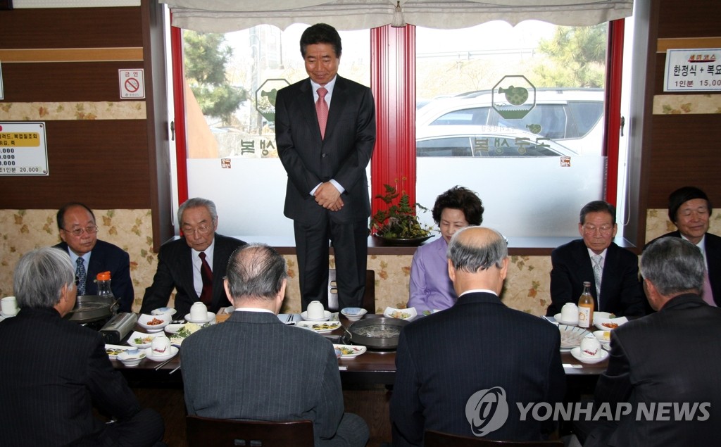 공손한 노 前대통령