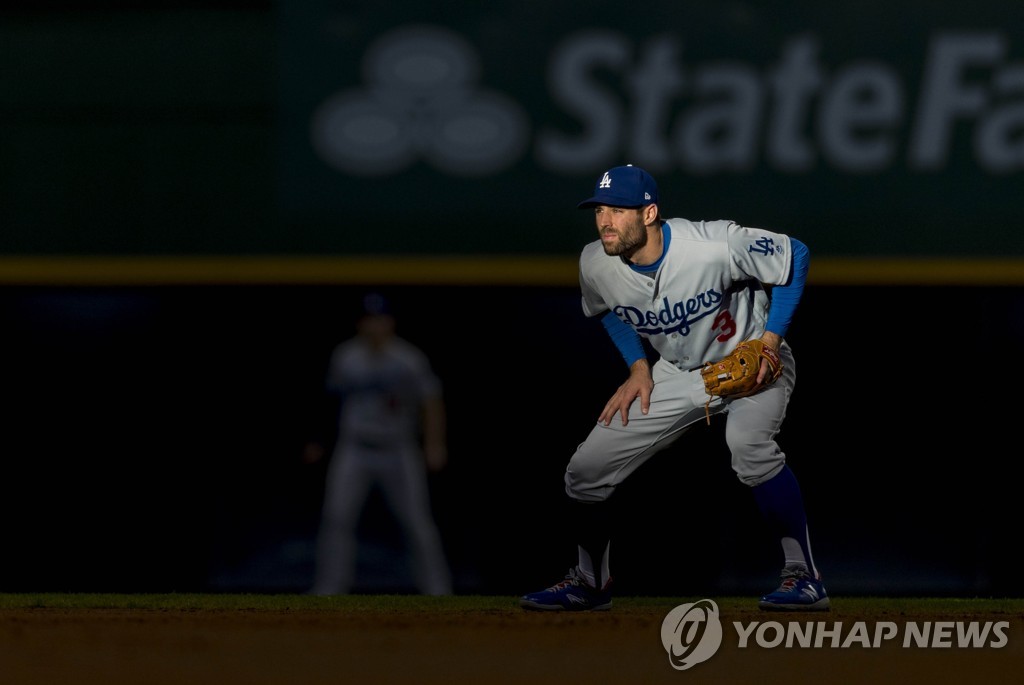 BASEBALL-MLB-MIL-LAD/