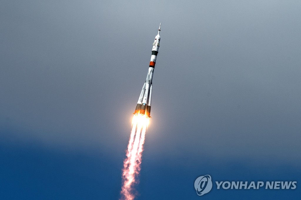 '우주를 향해'…발사 성공한 러시아 '소유스 MS-16' 유인우주선