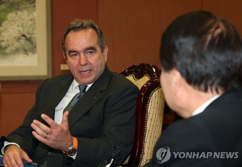 유명환 장관 캠벨 접견