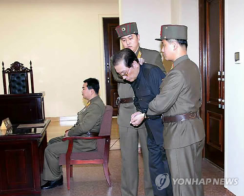 처형 직전의 장성택