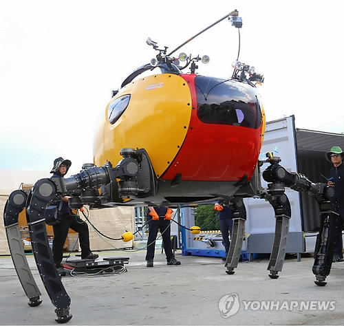세월호 침몰현장에 투입된 크랩스터