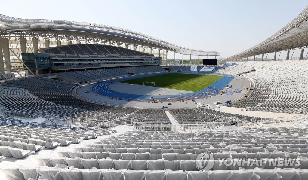 위용 드러낸 2014인천AG 주경기장