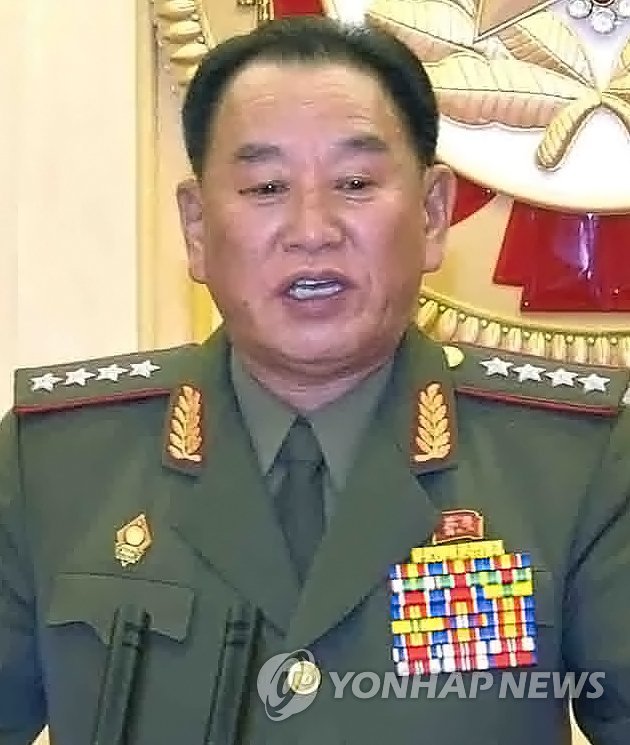 북한 김영철 정찰총국장(연합뉴스 자료사진)