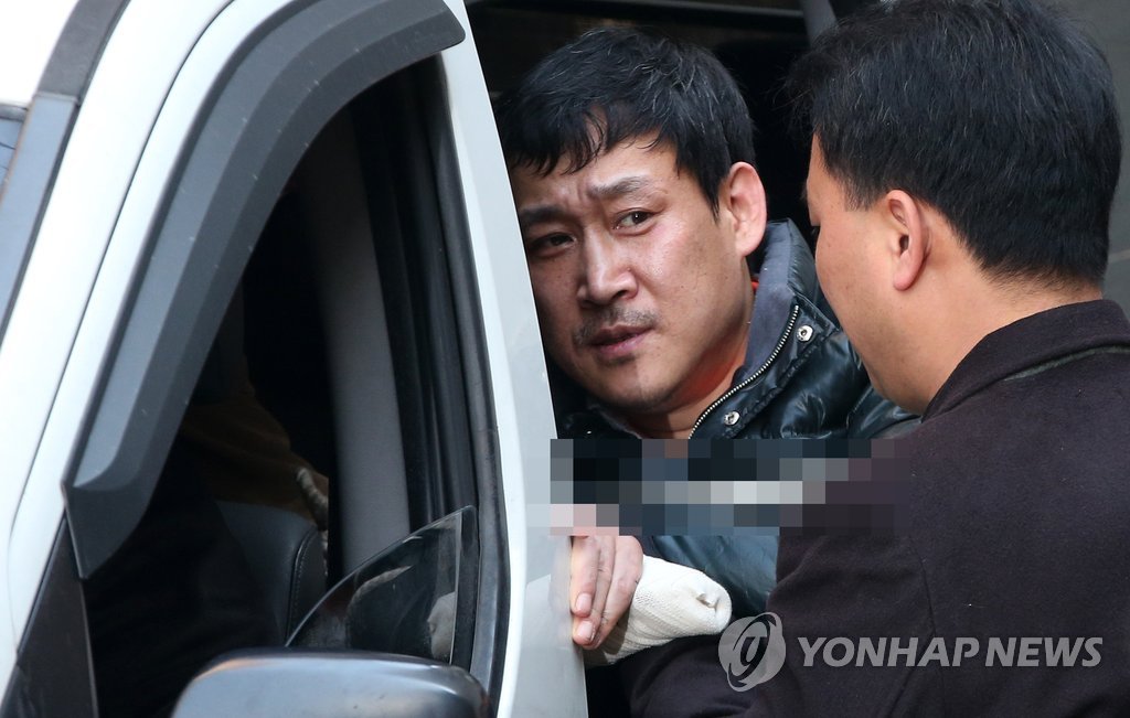 안산 살인 인질극 현장검증