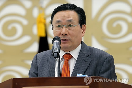 기조연설하는 주철기 청와대 외교안보수석