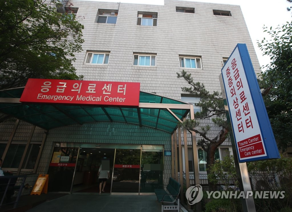 중동호흡기증후군(메르스) 감염 환자가 입원 중인 서울시내 한 병원.