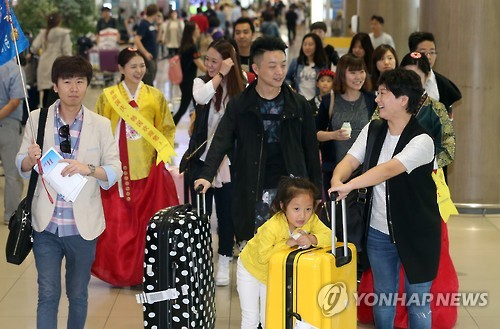 유커의 한국방문(연합뉴스 자료사진)