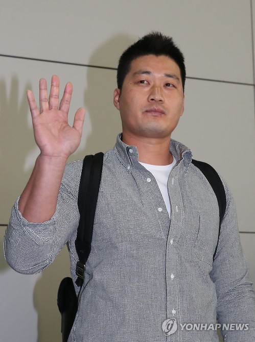 오승환 출국 인사