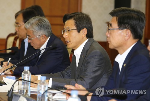 (서울=연합뉴스) 황교안 국무총리