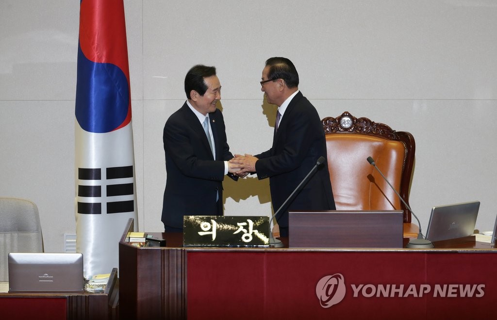 더민주 정세균 20대 국회 전반기 의장에 선출