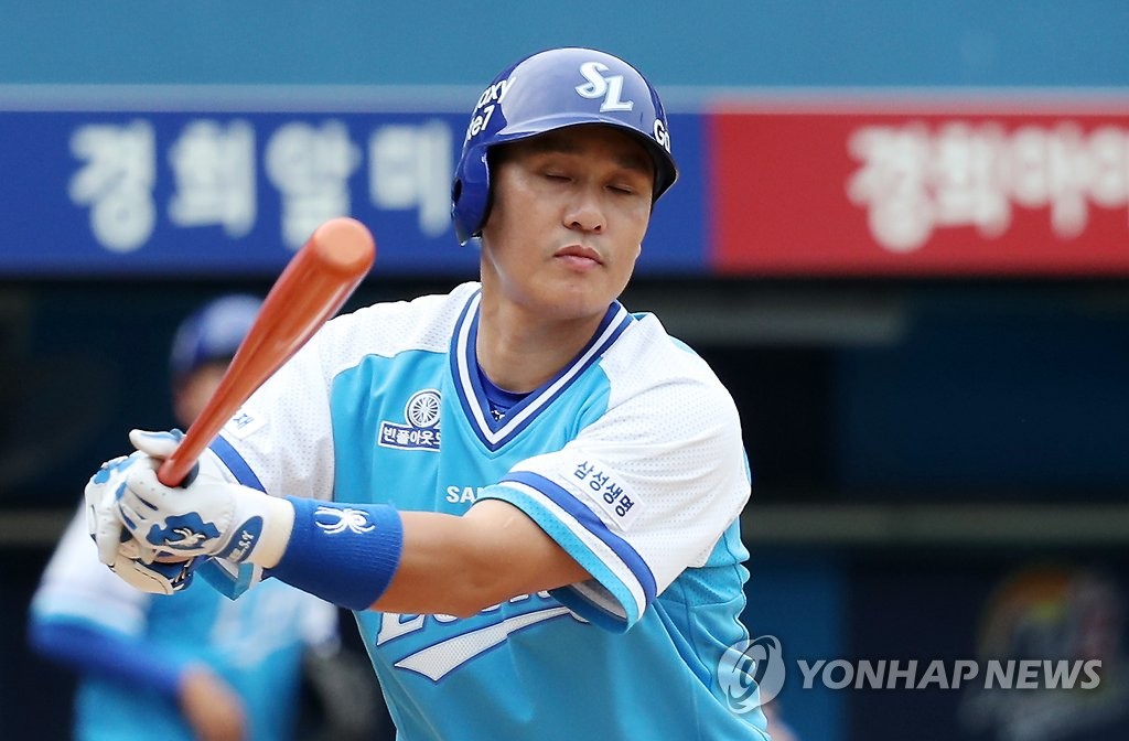 아쉬워하는 이승엽