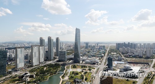 송도국제도시 전경