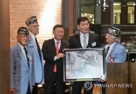 뉴욕에서 열린 한국전쟁 참전용사 '한식 만찬'
