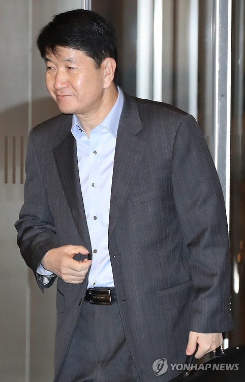삼성사장단회의 참석하는 김창수 삼성생명 사장