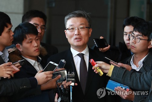 차은택 접견 마친 변호인
