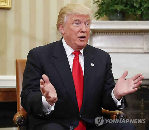 도널드 트럼프 미 대통령 당선인 (워싱턴DC AP=연합뉴스)