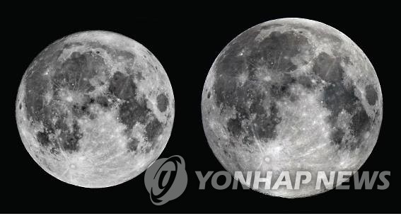 14일 올해 가장 큰 슈퍼문 뜬다