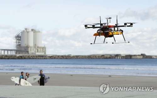 日서 드론 '완전자율 비행' 배송시험