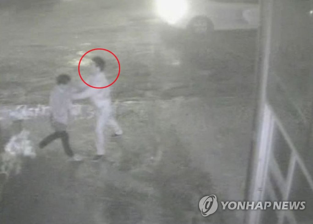 손님 무차별 폭행하는 택시기사