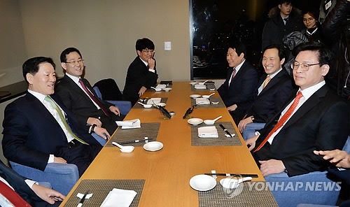 여야 4당 원내대표, 2월국회 현안 논의