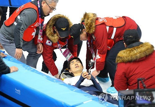 이승훈 결국 후송