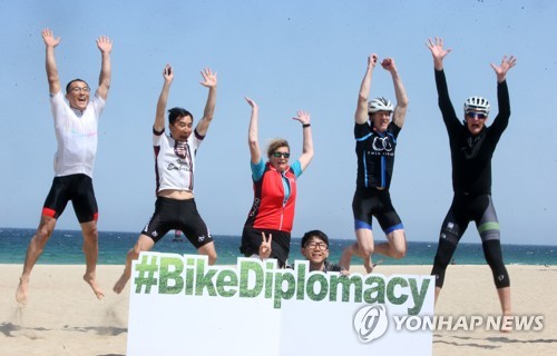 '6박 7일 자전거 국토 종주 끝'