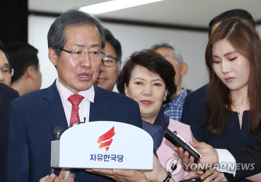 홍준표, 투표 마치고 소회