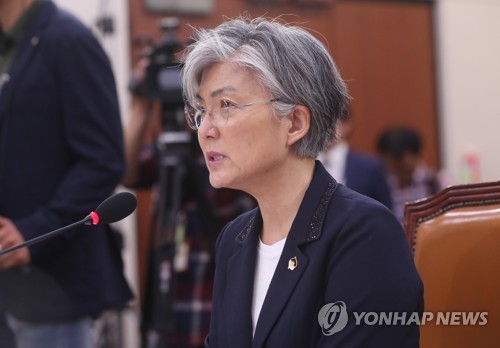 강경화 "남북간 어려우면 유엔 통해 北 인도지원 가능" - 2
