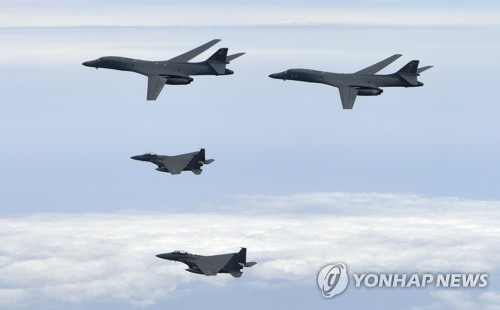 한반도 상공의 한-미 공군