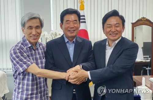 국정기획자문위원장 만난 원희룡 제주지사