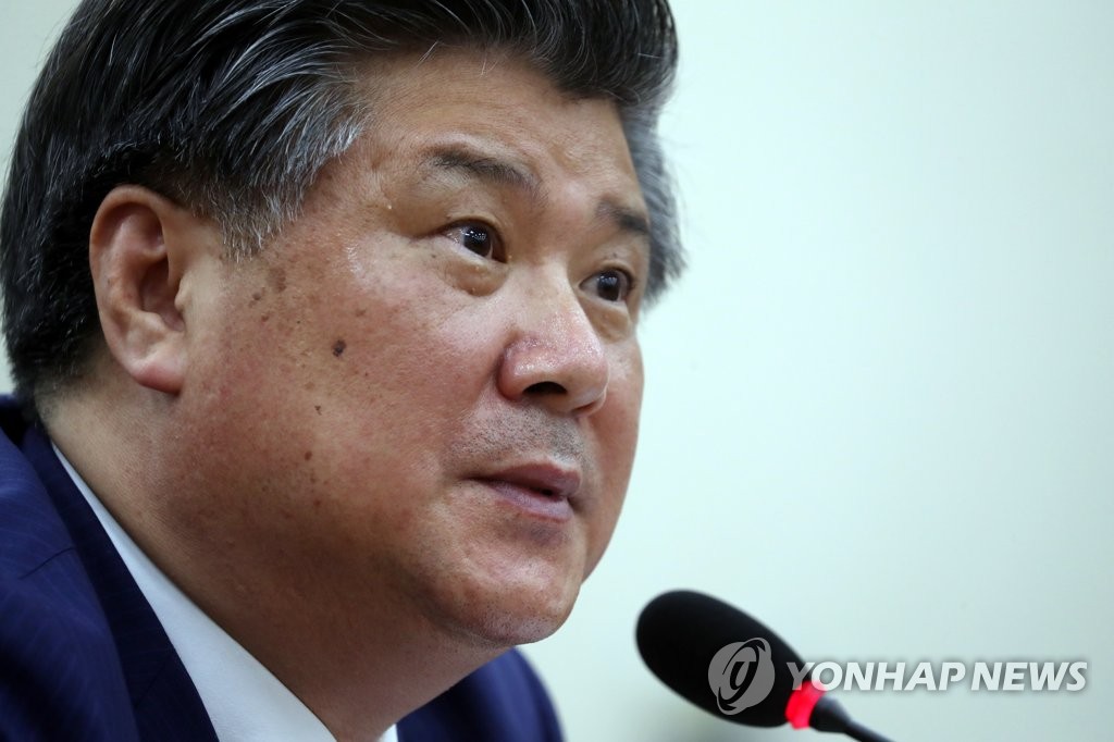 청문회 답변하는 조대엽 후보자