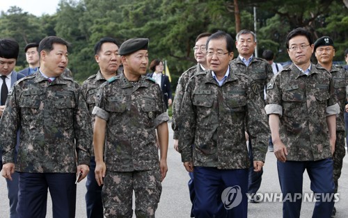 11사단 방문한 홍준표