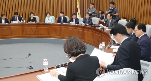 김명수 대법원장 후보자 인사청문회 전체회의